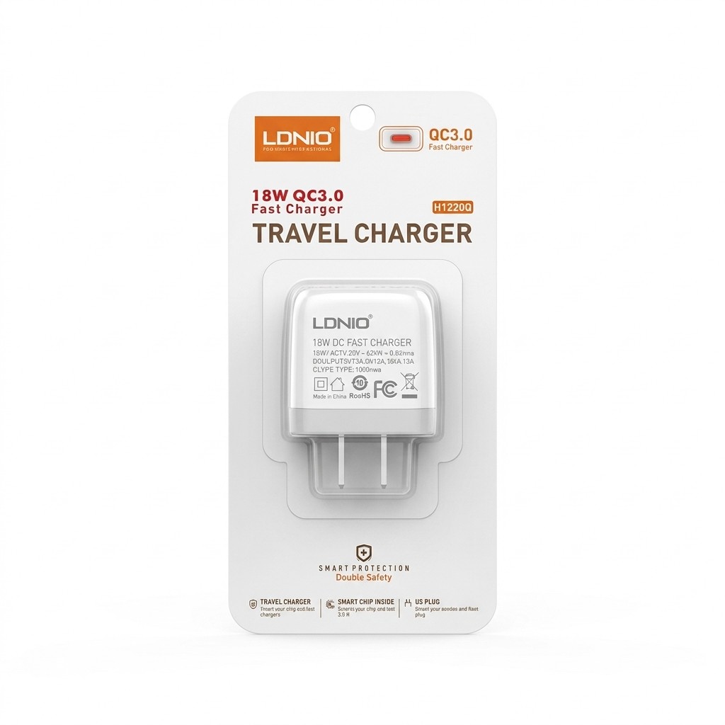 CARGADOR LDNIO H1209Q 18W USB SOLO CUBO