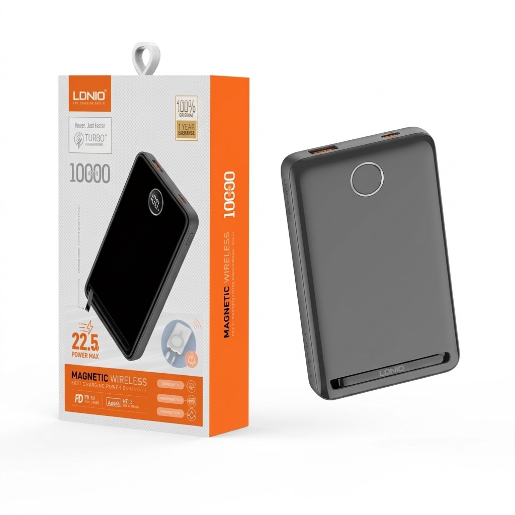 POWERBANK LDNIO PQ17 10000 mAh 22.5W + MAGSAFE+ cable TC