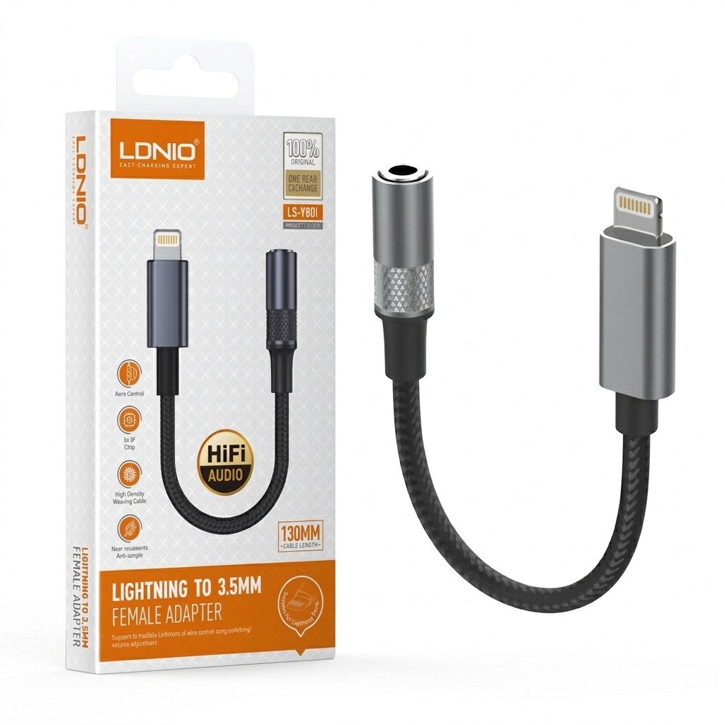 ADAPTADOR LDNIO LSY80I 13CM IPH to 3.5 mm