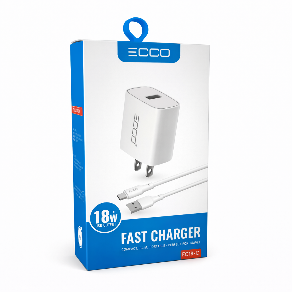 CARGADOR ECCO 18W EC18-C USB-TC

NEW
