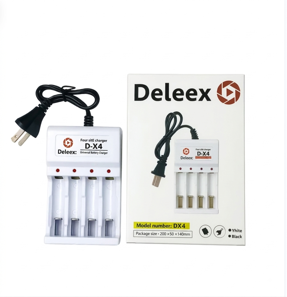 CARGADOR DE PILAS DELEEX D-X4