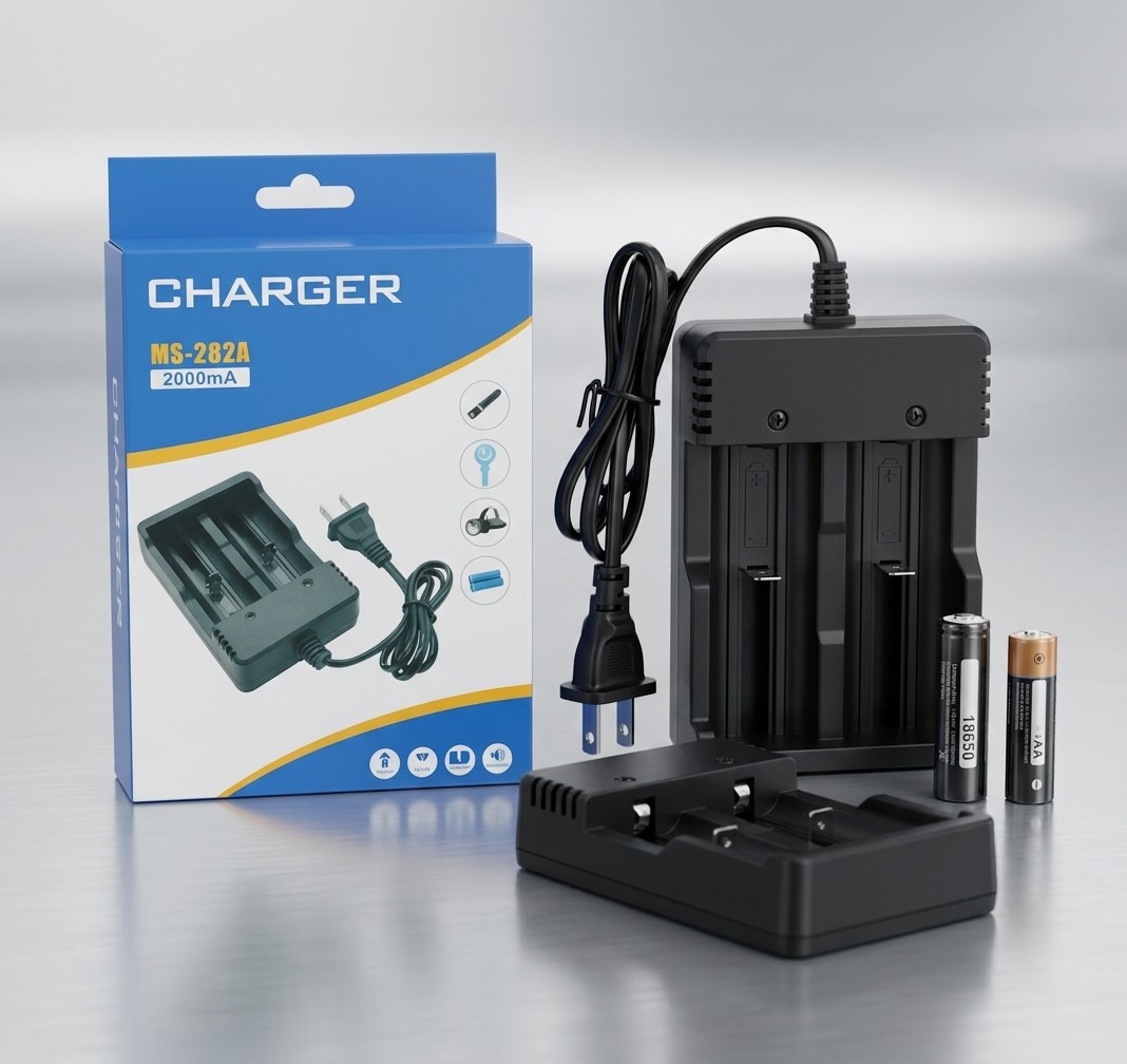 CARGADOR DE PILAS DELEEX