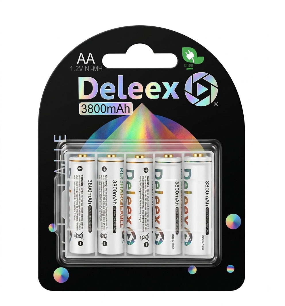 PILA RECARGABLE DELEEX AAA 1.5V (1 BLISTER X4)
